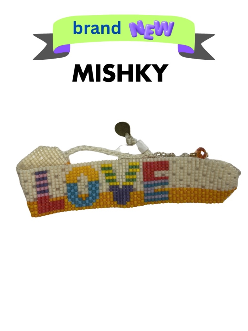 Mishky Lovely Beaded Bracelet Adjustable Brand New